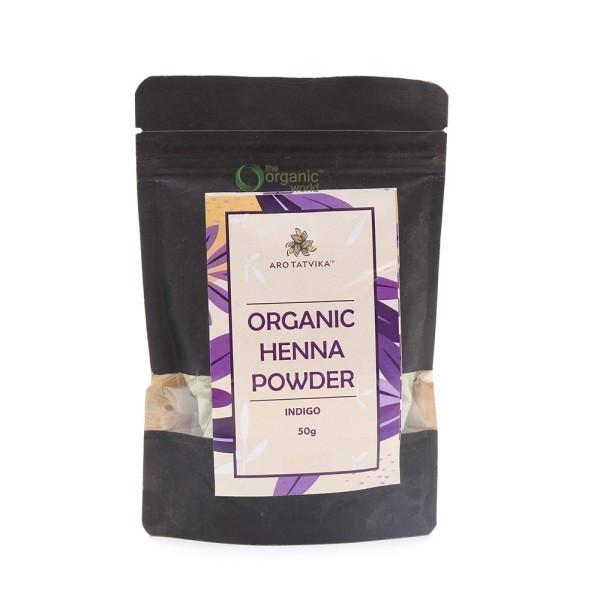 AROT ORGANIC HENNA POWDER - INDIGO 50GM