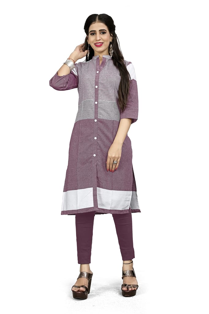 STYLEOO Cotton Straight Kurta/kurties for Women and Girls Pack of 2 (M, L, XL, XXL) view 2