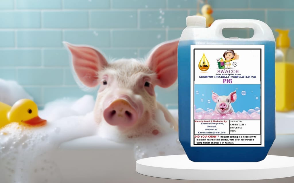Swacch Shampoo Specially Formulated for Pig (5 Litre) Lavender view 2