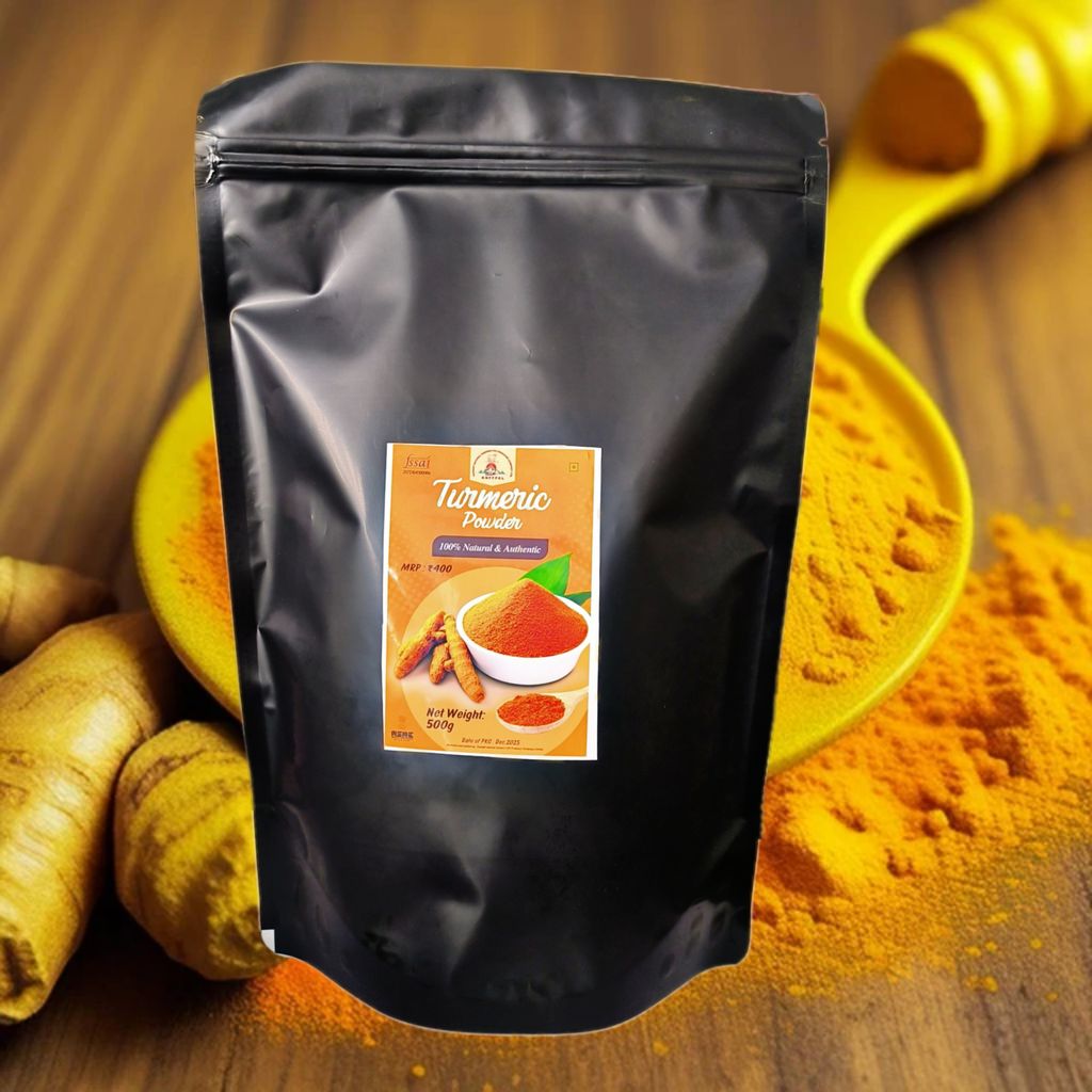 Premium 100% Natural & Authentic Turmeric Powder - 500g
