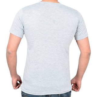 M R Marc Rose Grey Color Half Sleeve Om Printed T Shirt view 2