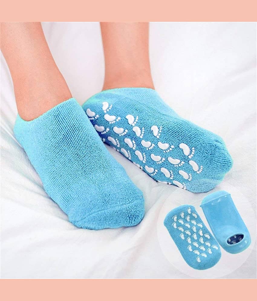 Shivay Corporation Spa Gel Full Foot Protector Moisturizing Socks Spa Socks for Repair Dry Cracked Feet and Ankles Free Size view 2
