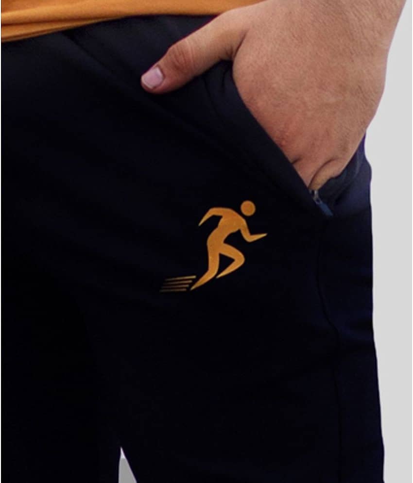 VAPOR SPORTS Black Polyester Men's Trackpants ( Pack of 1 ) view 2