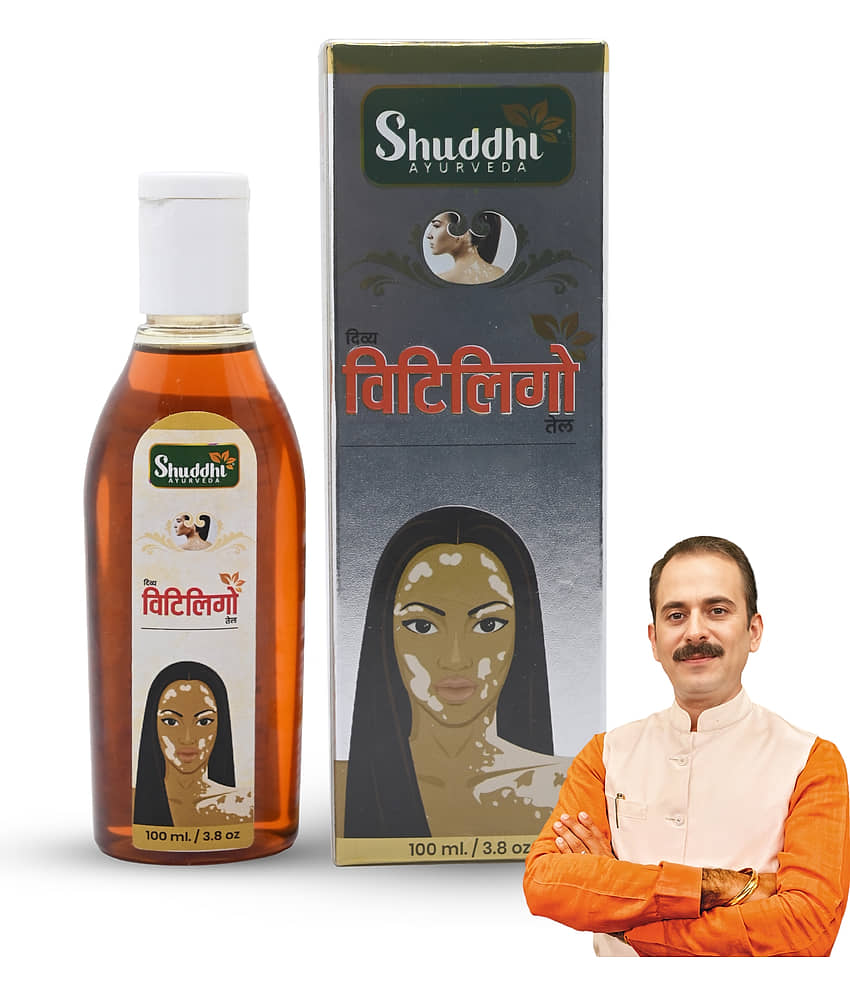 Shuddhi Vitiligo Oil | Ayurvedic Oil For Vitiligo Care, 100ml