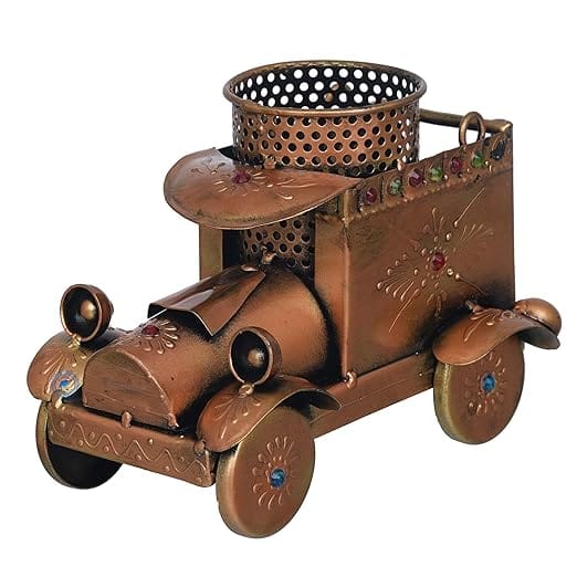 Stylish Car Theme Handcrafted Pen Stand Holder For Office Table, Study Table, Workdesk, Pen Stand for Gifting, Decoration Items For Home view 2