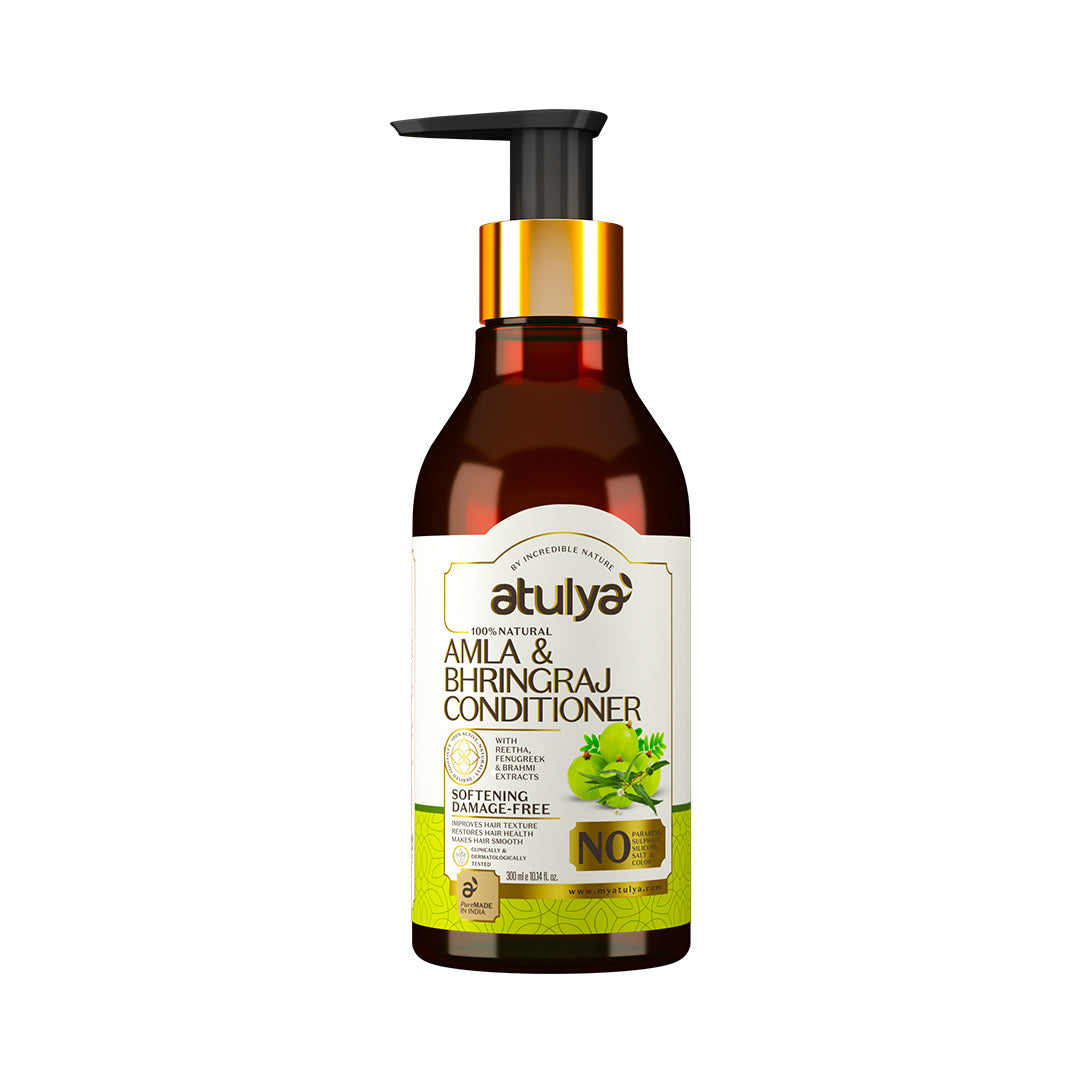 Atulya Amla & Bhringraj Conditioner for Damage-free Hair - 300ml view 2