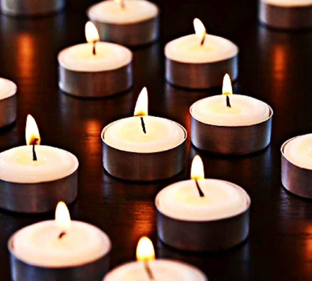 Crazy Sutra® Tealight Candles Pure Wax, Unscented, Long Burning Tealight, 1.5 to 2.5 Hours Burn time, White Unscented Tea Light Candles (Pack of 50) view 2