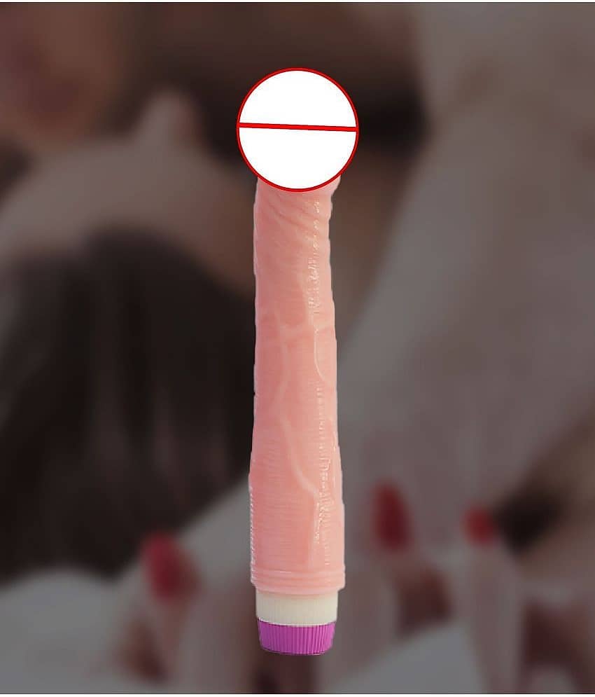 Adam - 9" Long XL Realistic Life Like Thick Strong Vibrating IPX7 Waterproof Dildo Vibrator For Women Men - Pink view 2