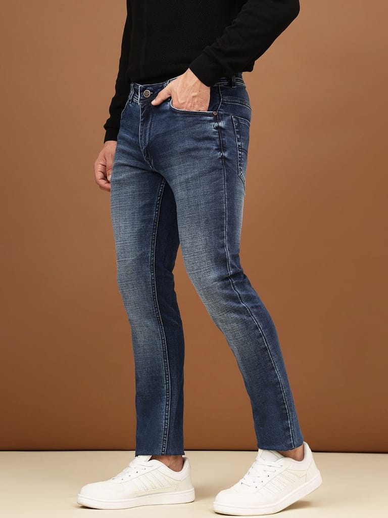 Richlook Men Mid-Blue Slim Fit Jeans view 2