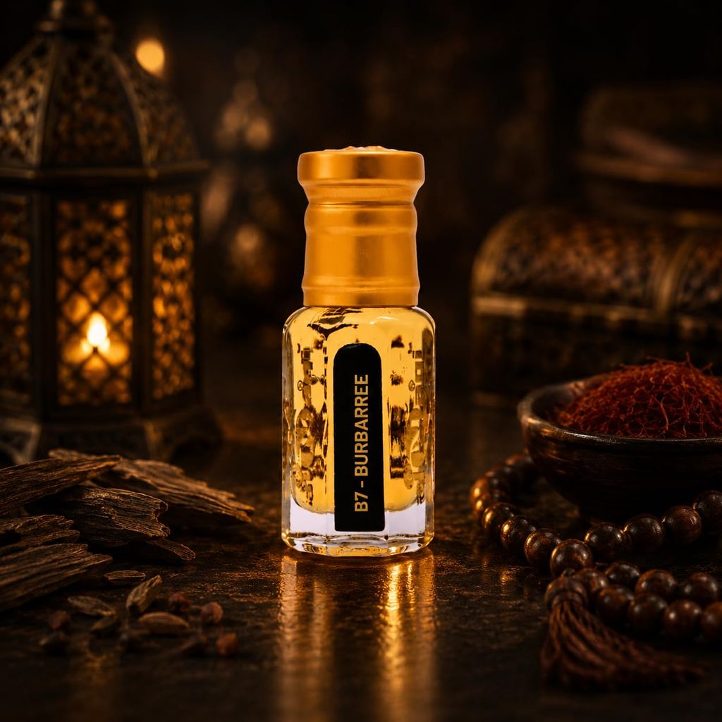 alNaqi Burbarree Attar 6ml - Premium Men's Attar Perfume, Long Lasting London-Style Fragrance, Alcohol Free Fragrance for Men, Concentrated Arabic Scent view 2