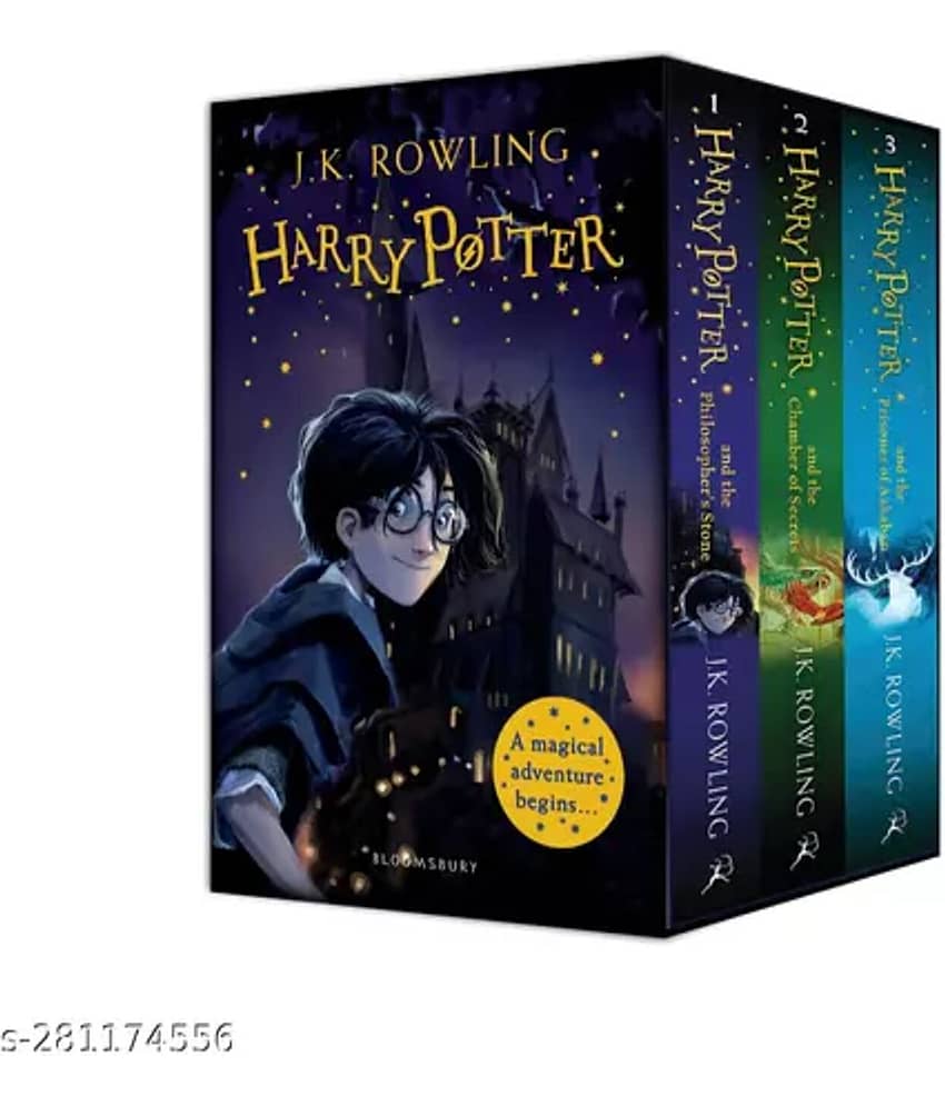 Harry Potter 1–3 Box Set: A Magical Adventure Begins (Set of 3 Books)