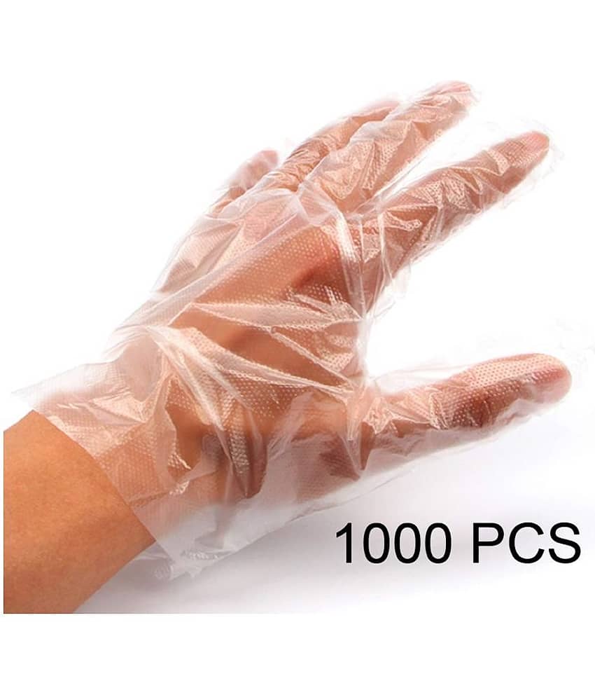 Blu 9 Plastic Universal Size Cleaning Glove 1000