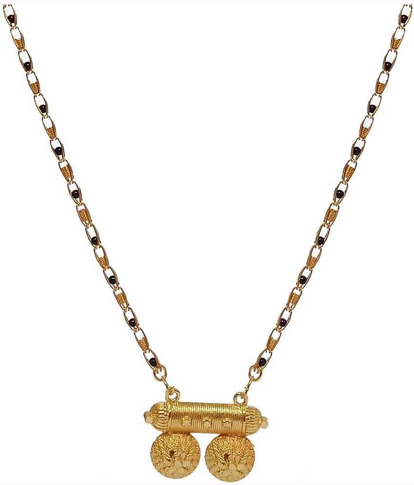 JIPPA - Golden Mangalsutra ( Pack of 1 ) view 2