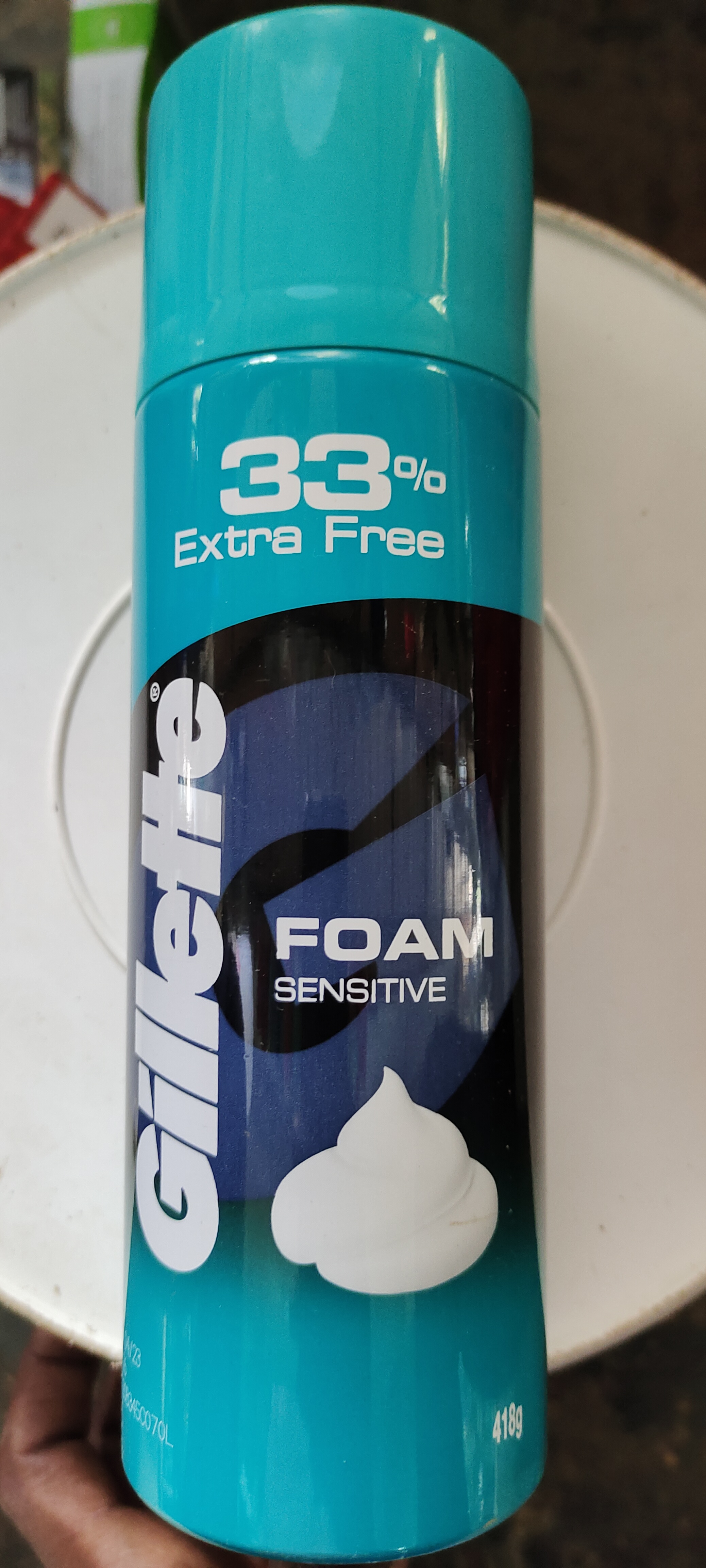 Gillette foam sensitive