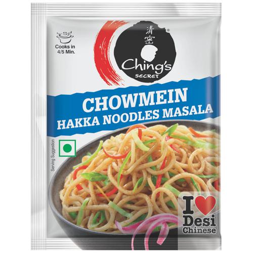 Chings Secret Secrets Chowmein Hakka Noodles Masala 20G