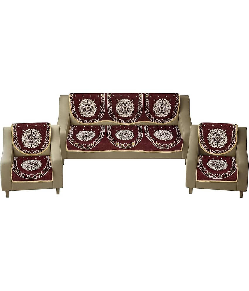 Multitex 5 Seater Cotton Sofa Cover ( Pack of 6 ) view 2