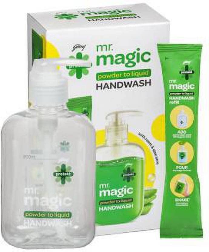 Godrej Mr. magic handwash Hand Wash Pump + Refill (6 x 33.33 ml) view 2