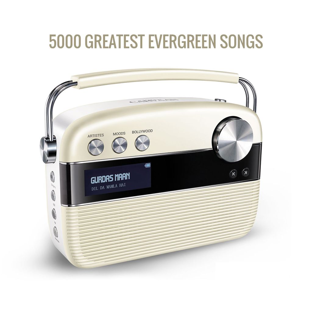Saregama Carvaan Punjabi - Portable Music Player with 5000 Preloaded Songs, FM/BT/AUX view 2