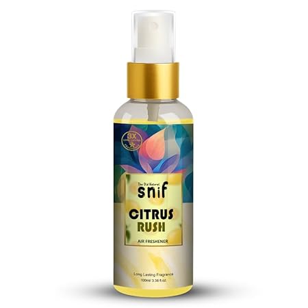 The Old Natural Snif Citrus Rush Air Freshener Spray – 100ml | Refreshing Citrus Fragrance, Long-Lasting Freshness for Home, Office & Car view 2
