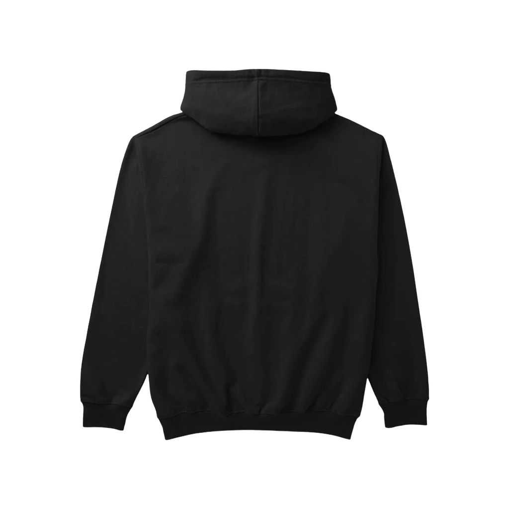 Black Plain Hoodie view 2