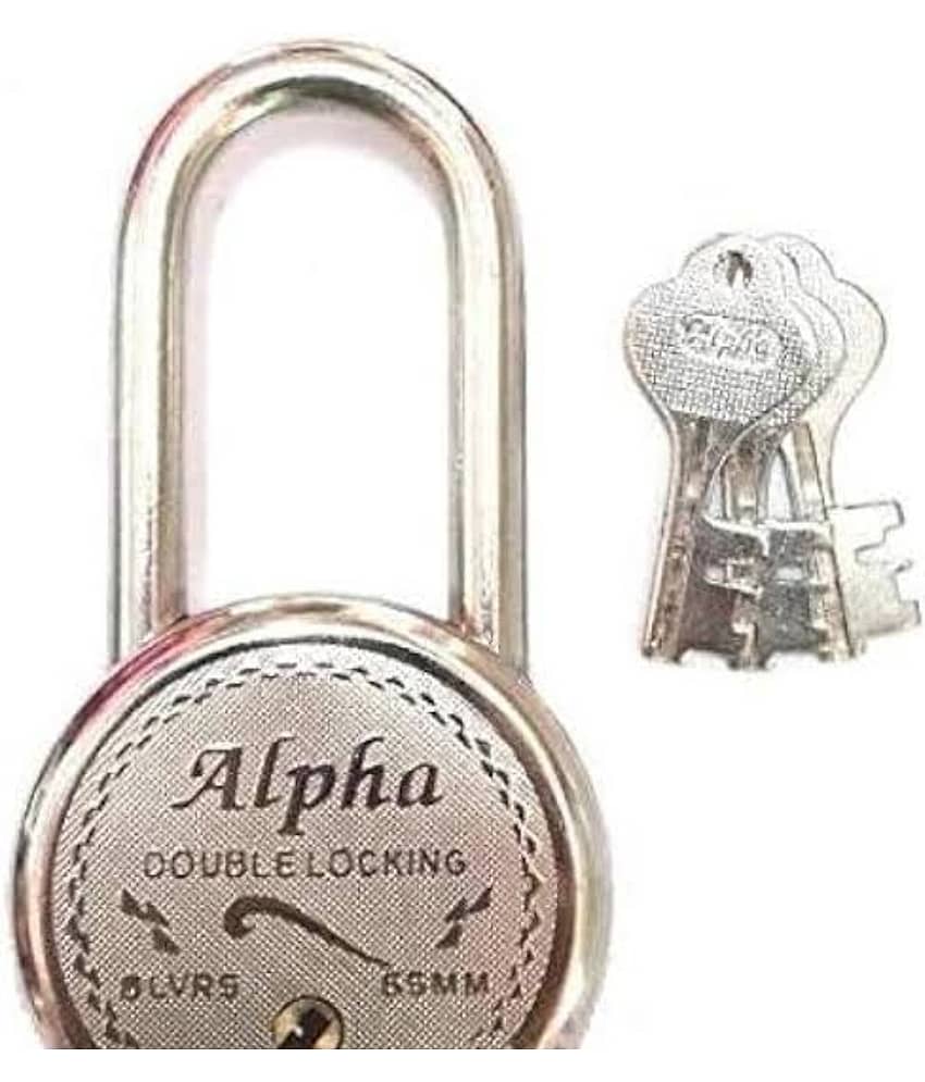 Adison padlock 65mm stainless steel with 3 keys pack of 2 , best door and gate poadlocks heavy duty