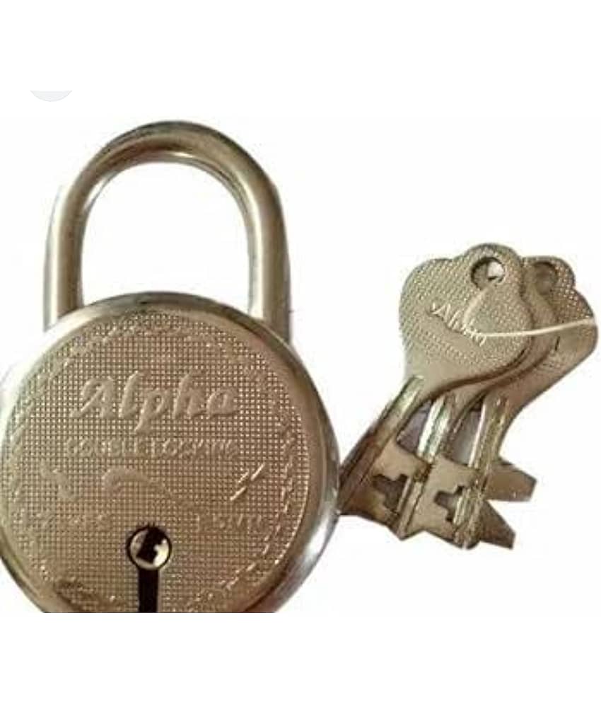 Adison padlock 65mm stainless steel with 3 keys pack of 2 , best door and gate poadlocks heavy duty view 2