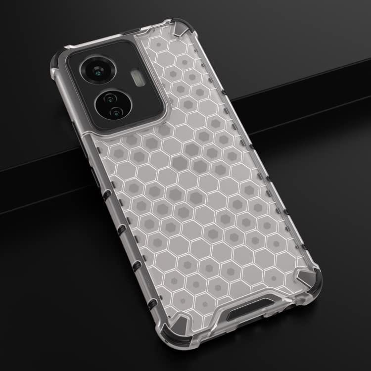 Faircost Hybrid Shockproof Back Cover for Vivo T1 44W/Z6 44W Hard Outside Soft Inside- (Polycabonate::Transparent) view 2