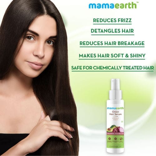 Mamaearth Onion Hair Serum with Onion & Biotin for Strong Frizz -Free Hair (100ml) view 2