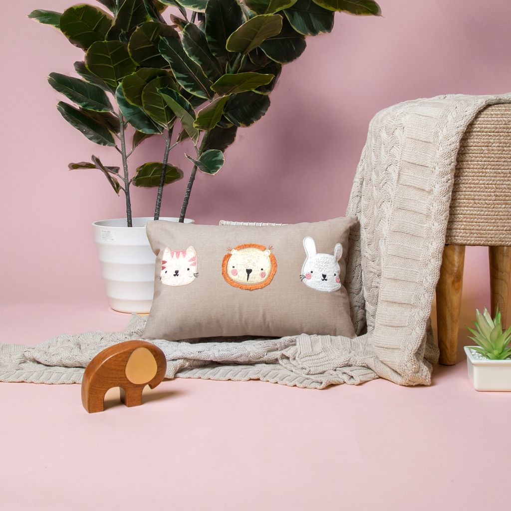 Chann Studio – Baby Zoo Velvet Cushion Covers view 2