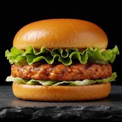 Spicy Grilled Chicken Patty Burger