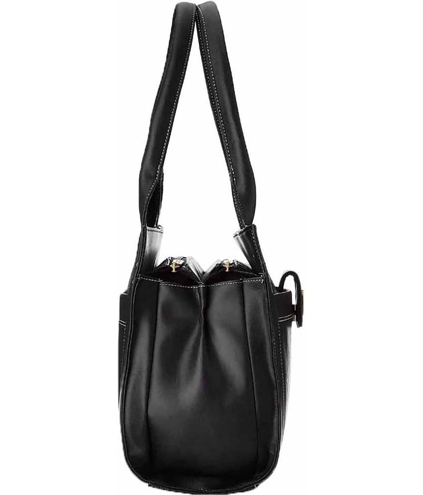 Fostelo Black Fabric Shoulder Bag view 2