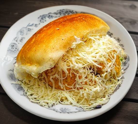 Double cheese vada pav