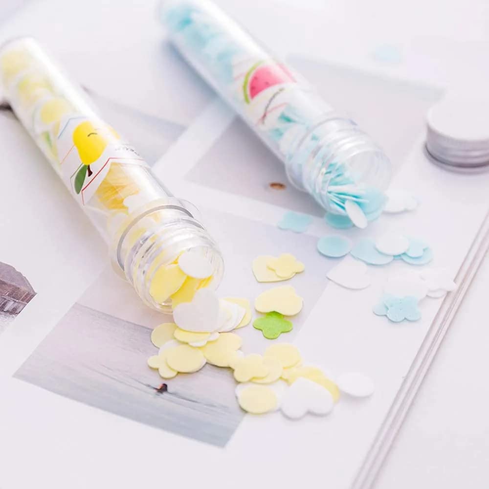 Elecsera flower Design Tube Shape Bottle Paper Soap Clean Soft Bath For Travel Pack of 2 (2 x 18 g) view 2