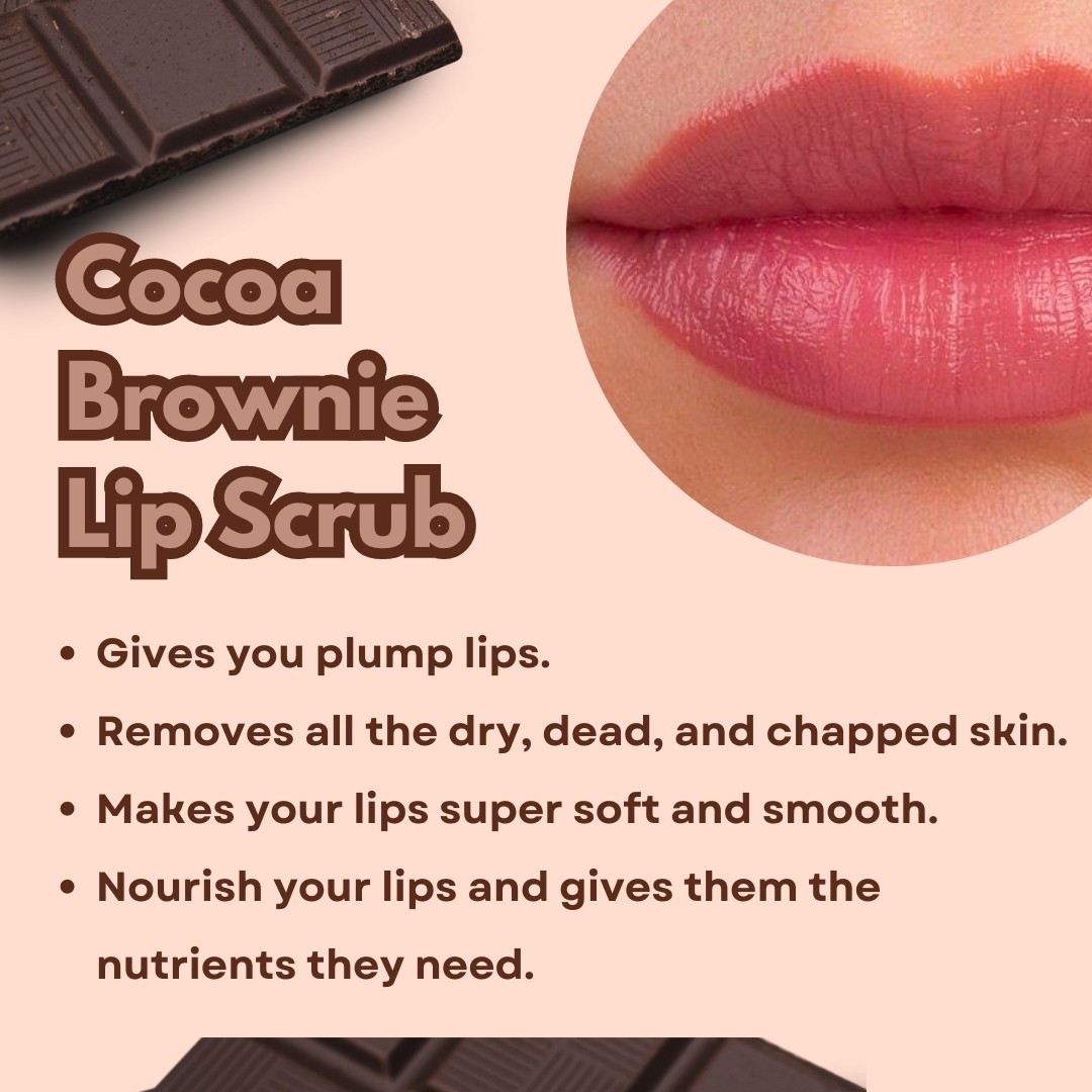 Cocoa Brownie Lip Scrub For Dry And Dark Lips view 2