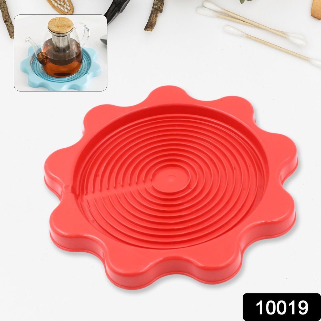 Multifunction Place mats Waterproof Anti-Slip at Insulation Table Mats Thermos Bottle Cup Mat Cup Coaster Kitchen Accessories, Home Thermos Kettle Pad, Heat Proof Pad Heat Insulation Pad (23×23 CM) view 2