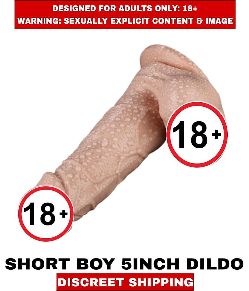 Sexual Wellness Women's Sex Toys Realistic Short Boy 5inch Silicon Dildo Satisfier For Women view 2