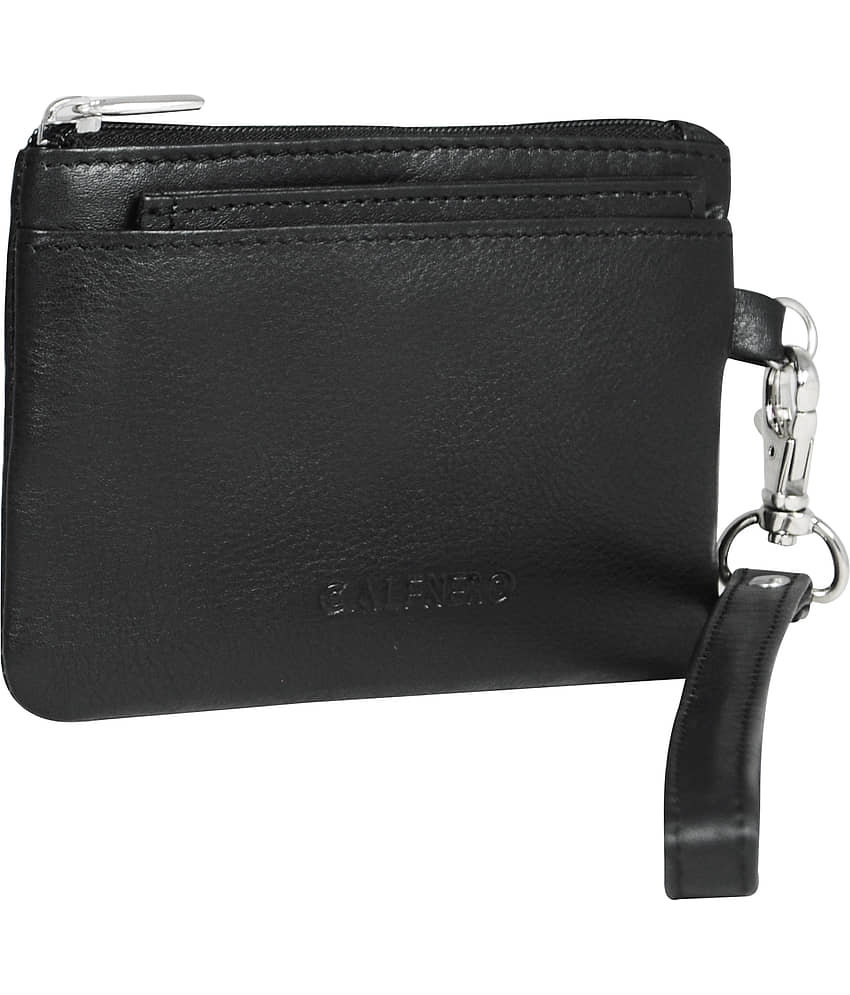 Calfnero Genuine Leather Key Case/Coin Wallet cum Card Holder view 2