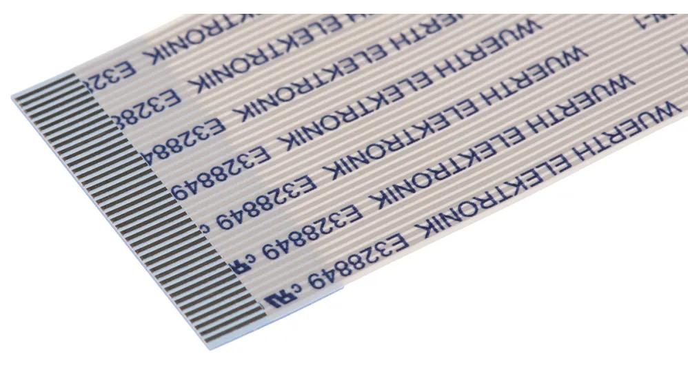 40 Pin 0.5mm Pitch 152mm Same Side Connection FFC Ribbon Flexible Flat Cable view 2