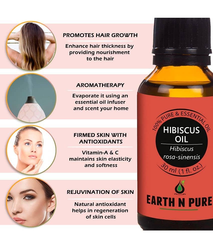 Earth N Pure - Hibiscus Essential Oil 30 mL ( Pack of 1 ) view 2
