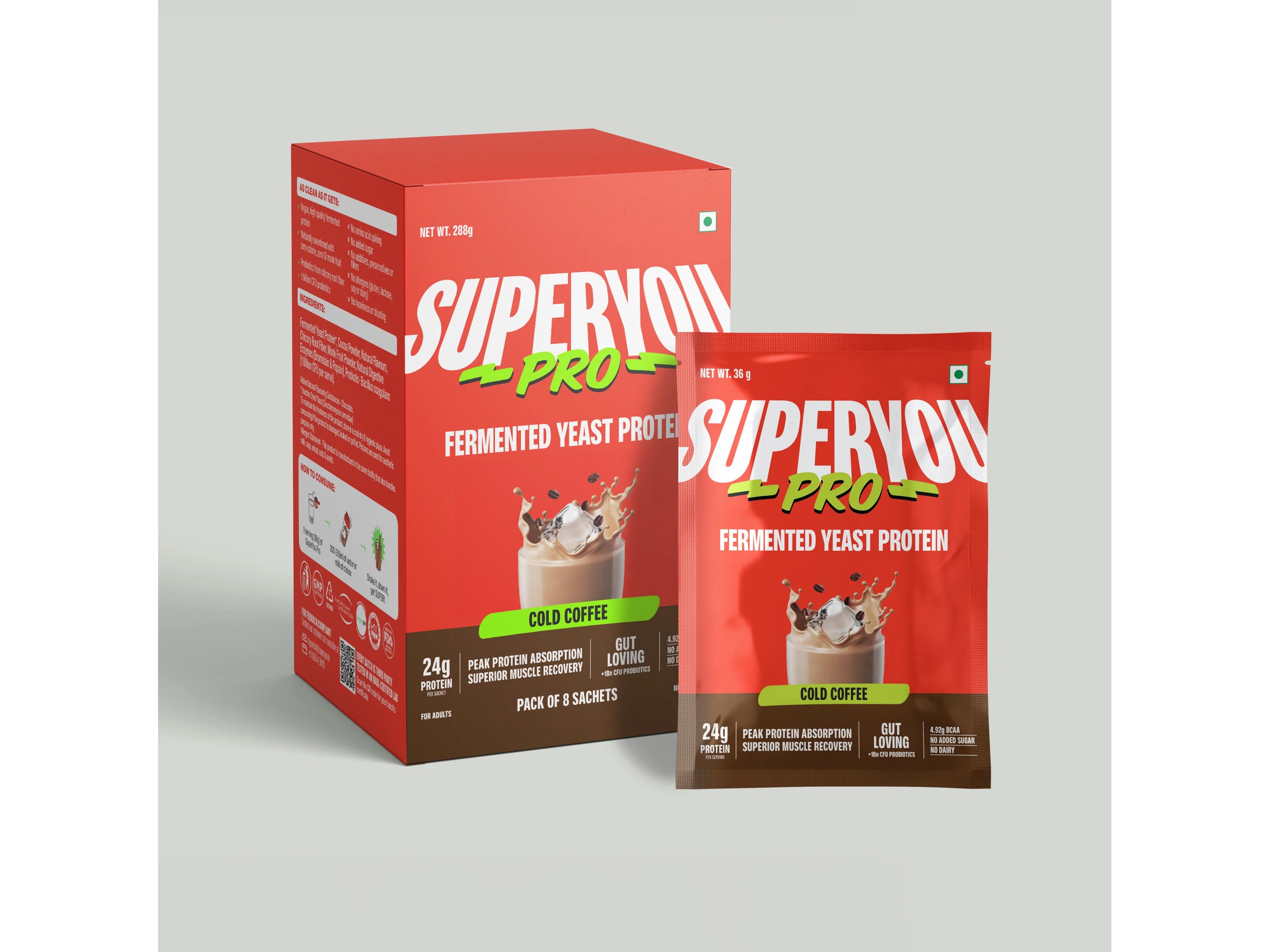 COLD COFFEE - PACK OF 8 SACHETS X 36 Grams each
