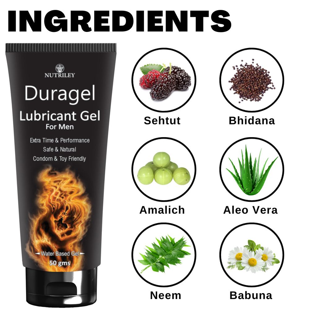 Nutriley Duragel - Lubricant Gel for Men (50 Gms) view 2