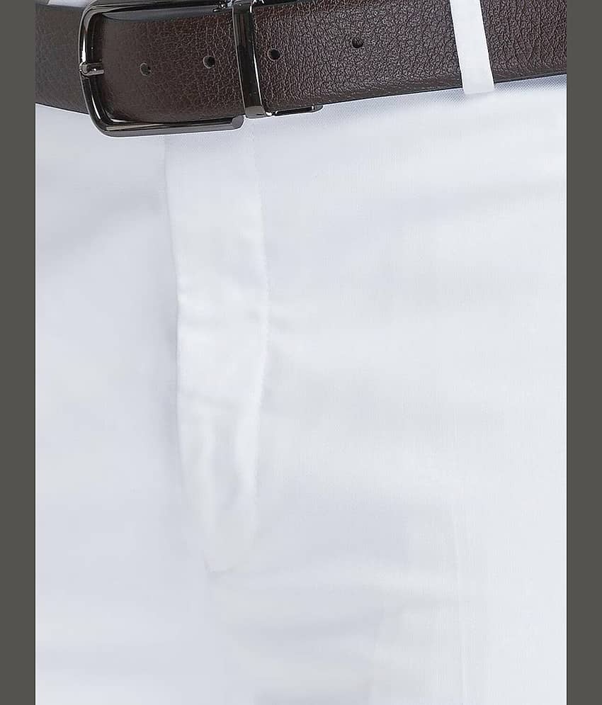 VILLAIN Slim Flat Men's Formal Trouser - Dark Grey ( Pack of 1 ) view 2