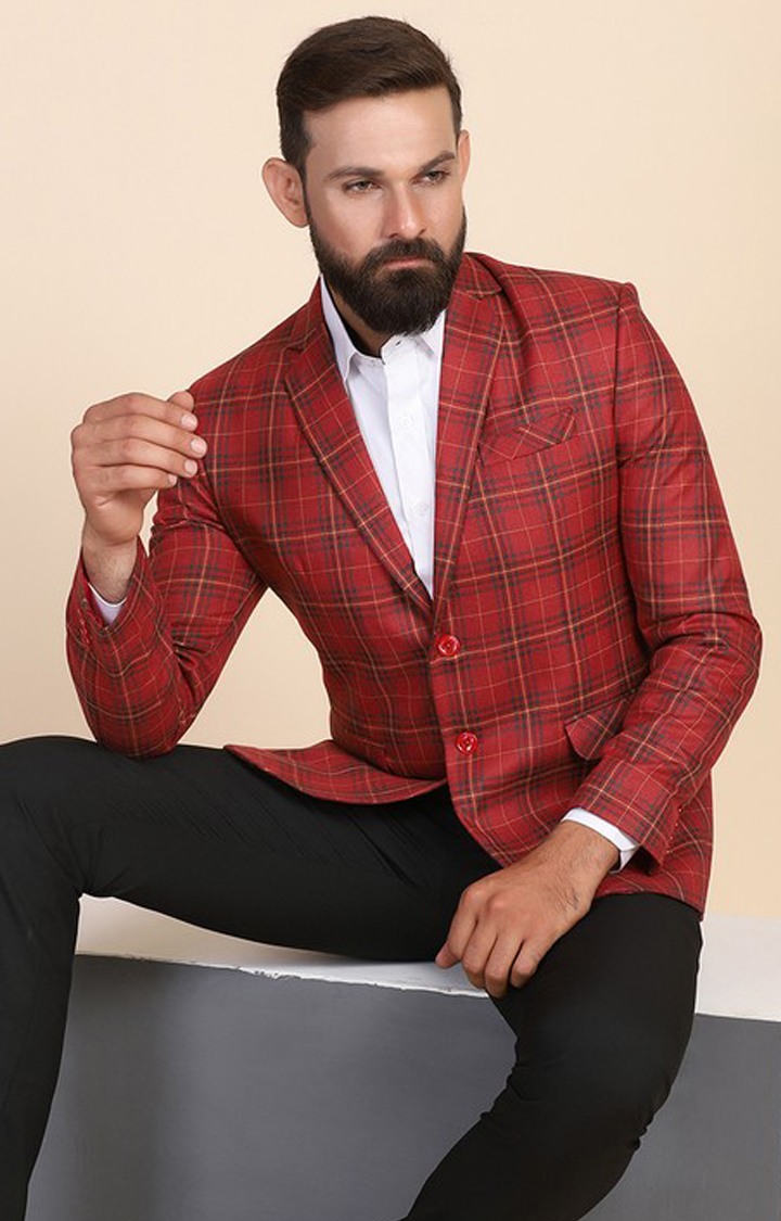 Tahvo Men Tweed Stylish Blazer view 2