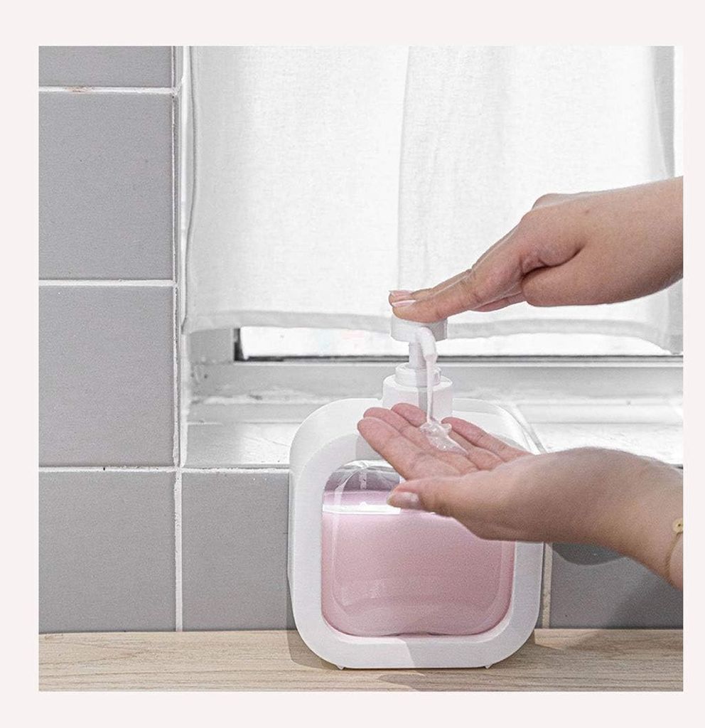 AILEXIM Hand Wash Dispenser | Multipurpose Liquid Soap Refillable Plastic Dispenser | Bathroom & Kitchen Dispenser for Hand Wash, Dish Wash, Shampoo, Conditioner & Shower Gel Lotion view 2
