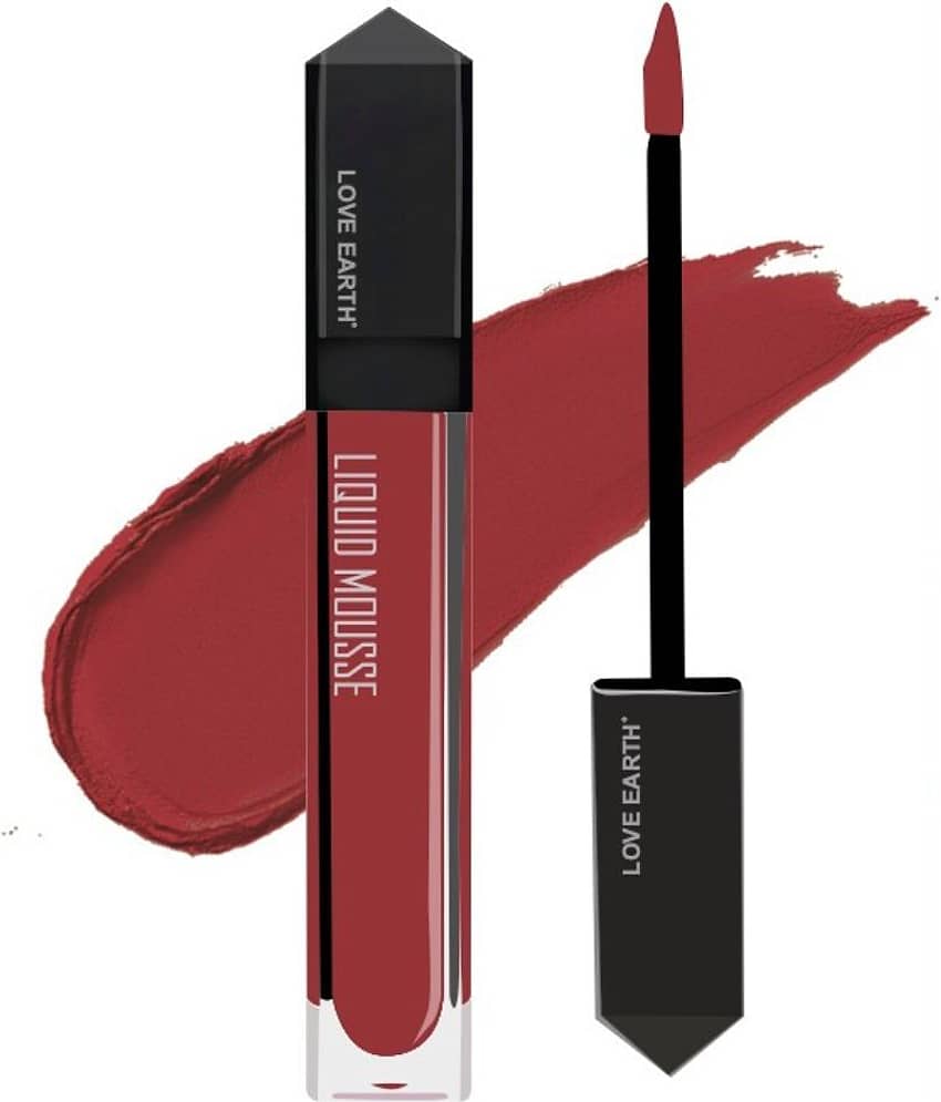 LOVE EARTH Hot Pink Matte Lipstick 6 ML view 2