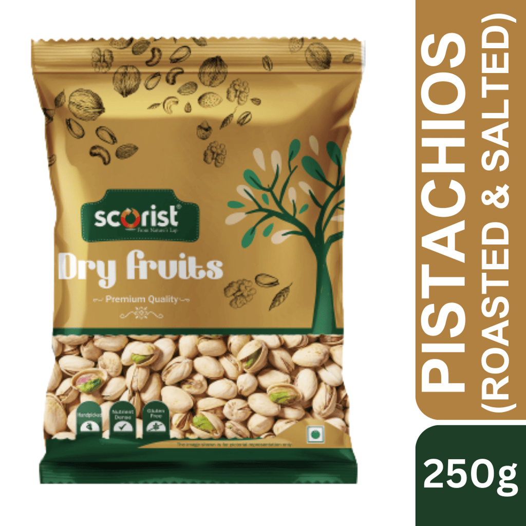 Scorist Popular California Pistachios (Roasted & Salted) 250g