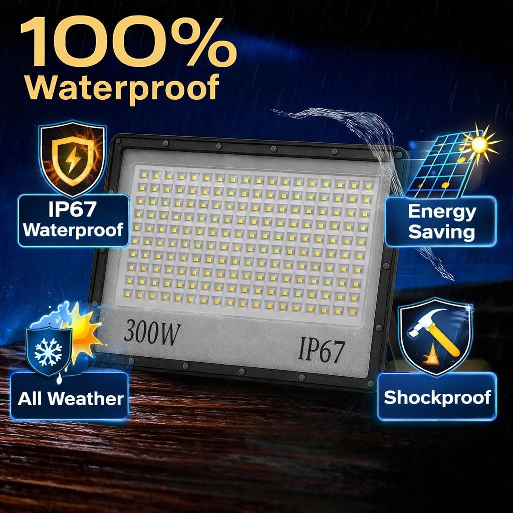 SPARKWORLD 300W-IP67 LED Flood Light view 2