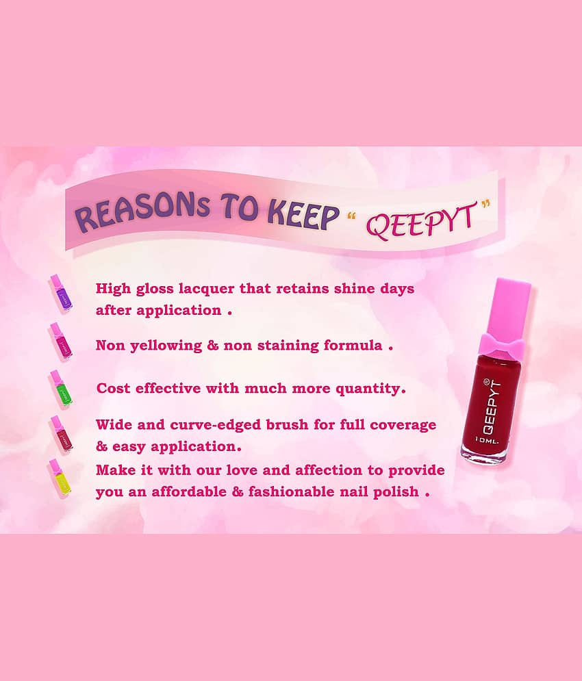 qeepyt Multi Radiant Nail Polish 60 ( Pack of 6 ) view 2