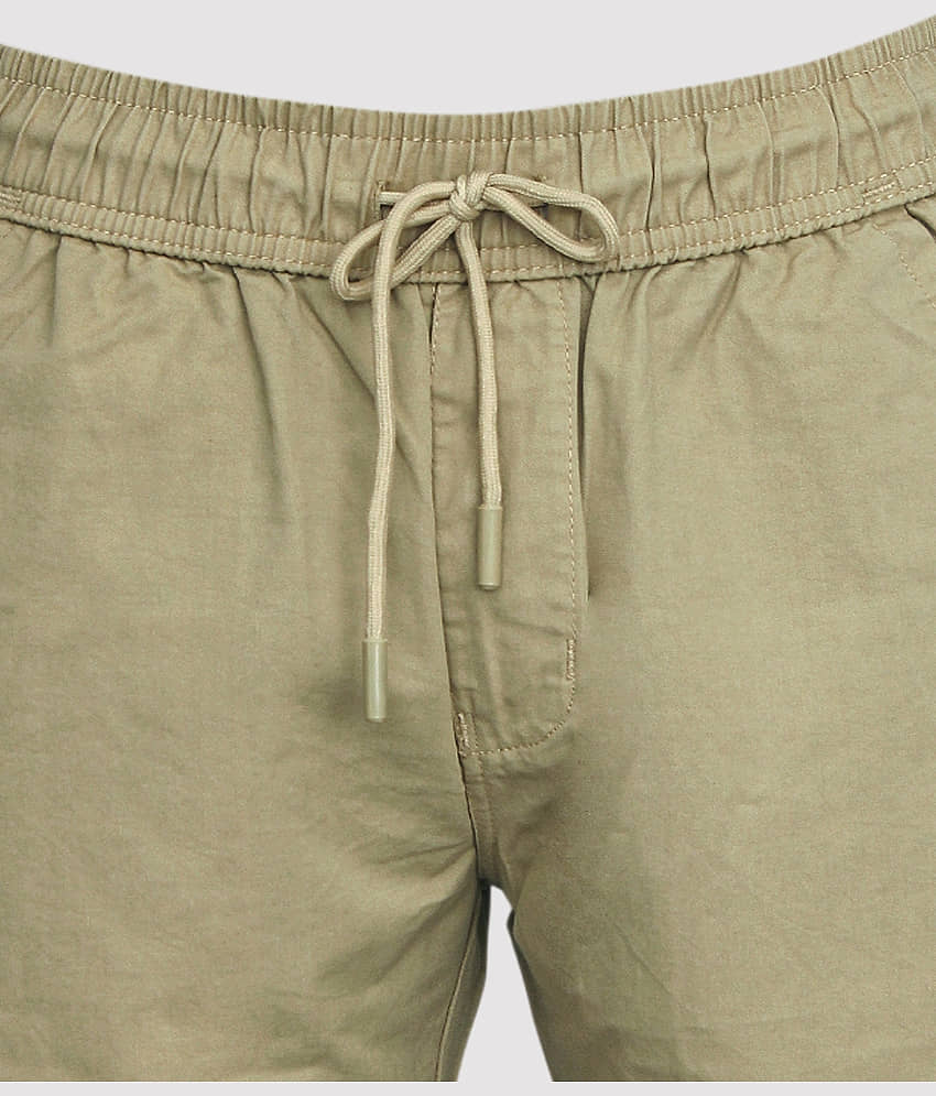 plounge Regular Men's Joggers - Khaki ( Pack of 1 ) view 2