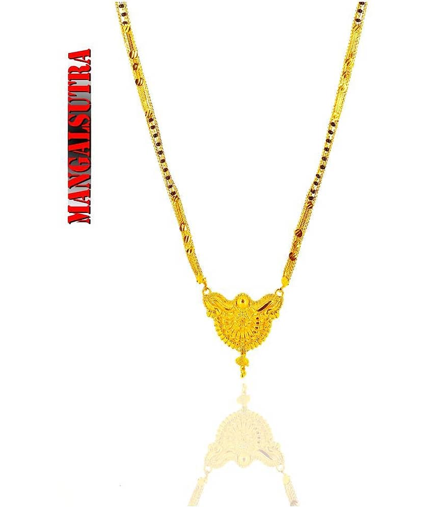 h m product Gold Plated Letest & Designer Mangalsutra For Women-100192 view 2